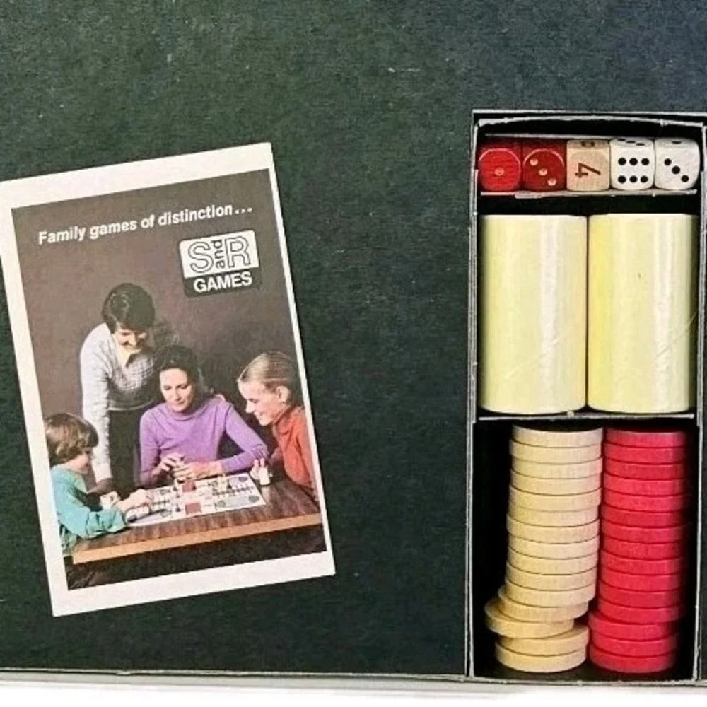 Vintage 1975 Selchow & Righter Backgammon Board Game Retro Bird Design No 1109 - Picture 4 of 11